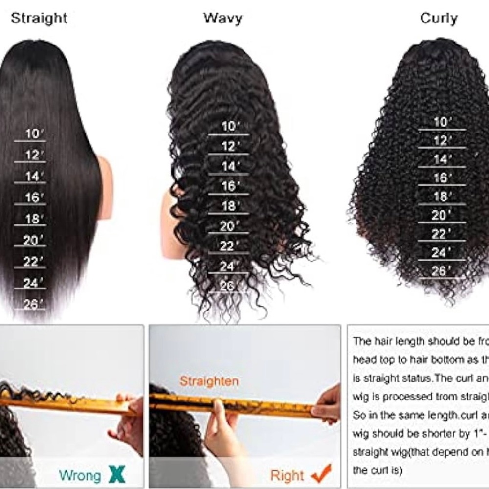 ARUKIHAIR Afro Kinky Curly Wig Bang 200Density Virgin Brazilian Human Hair 22 in - Picture 6 of 13